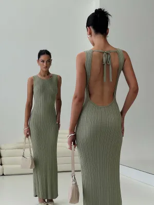 Mayok Maxi Dress Sage Garnet Glow With its relaxed fit this dress is perfect for both casual and formal settings