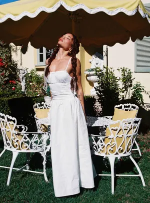 Moon Rise Naria Maxi Dress White