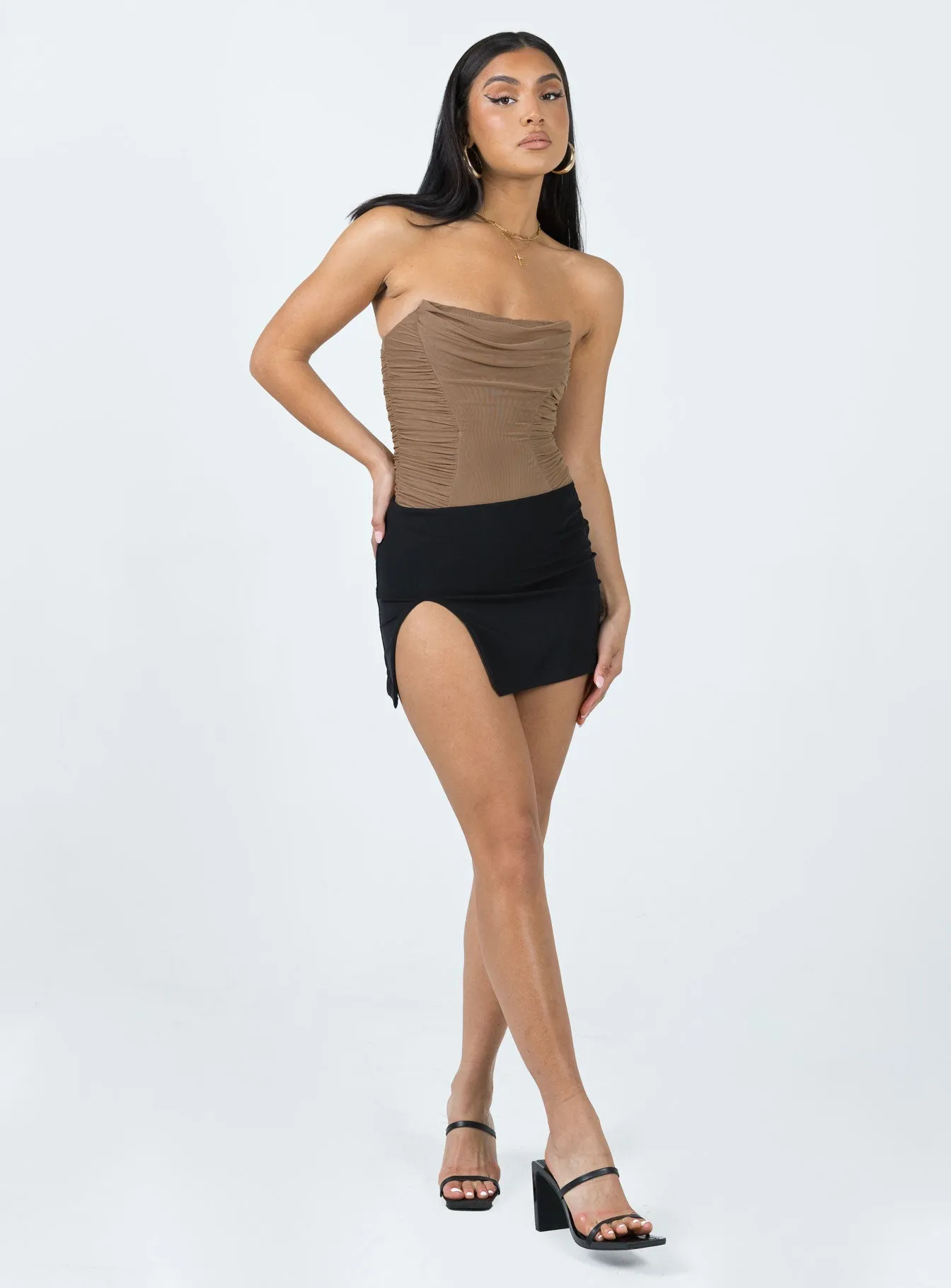 Daily Model Keanu Bodysuit Mocha
