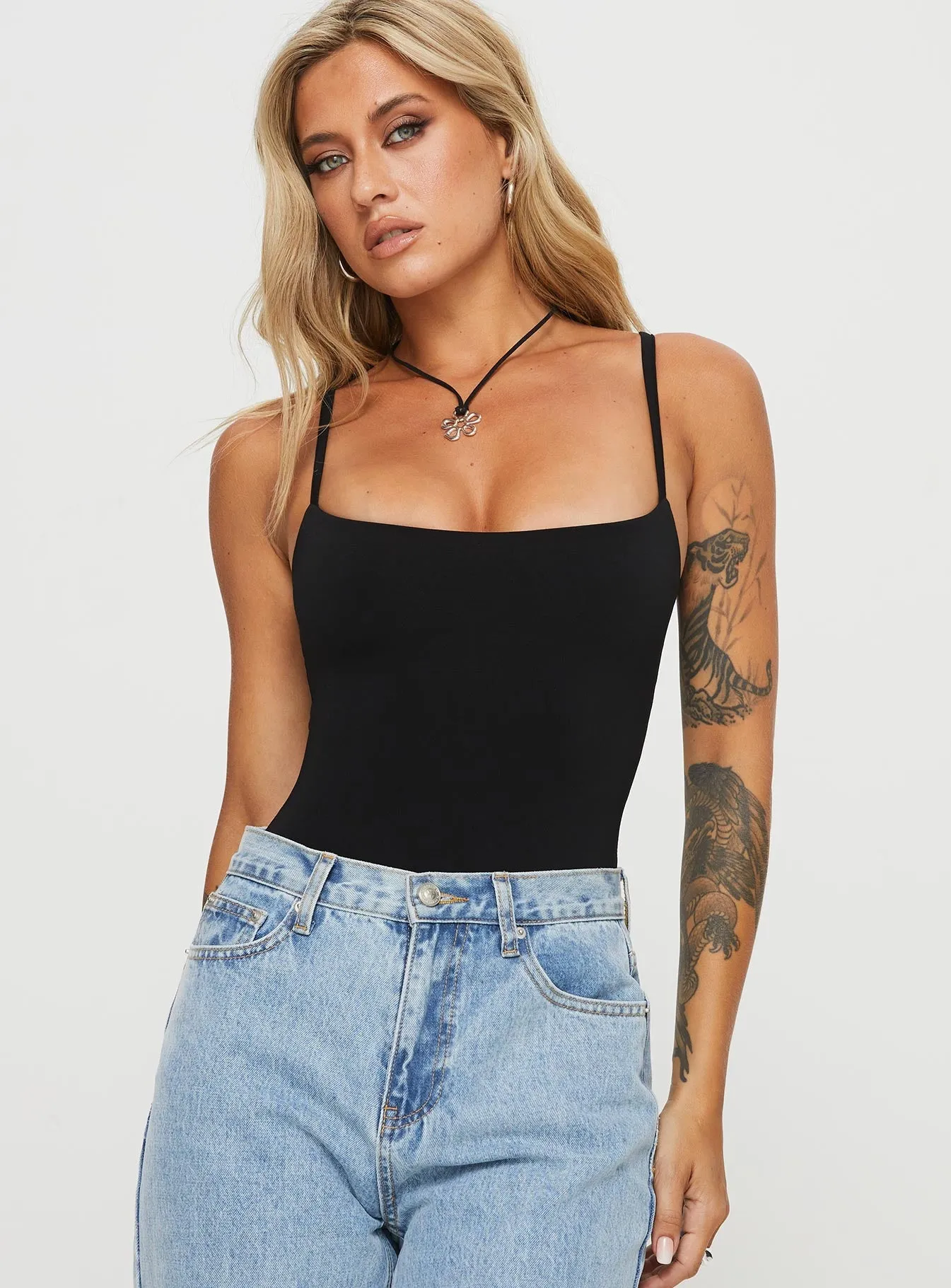 Off Stage Bodysuit Black Active Teen
