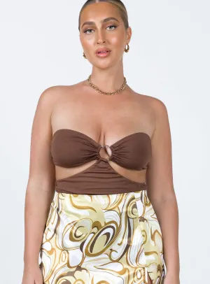 Breathable New Zane Bodysuit Brown