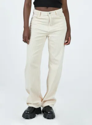 Date Night Summer Vibes Abrand Slouch Jean Real Love Cord Cream