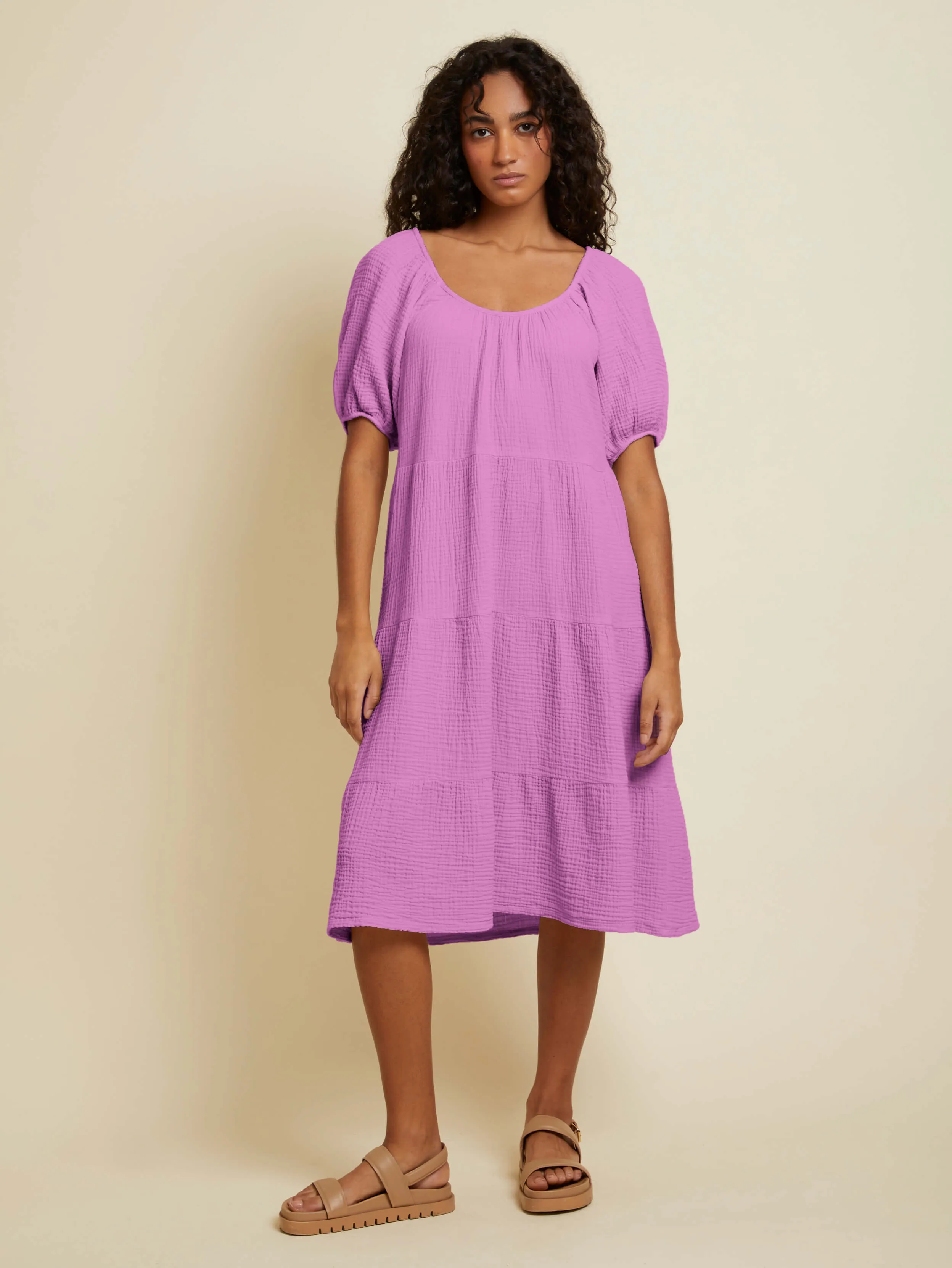 Mindy Dress Earth Smell Practical travel midi