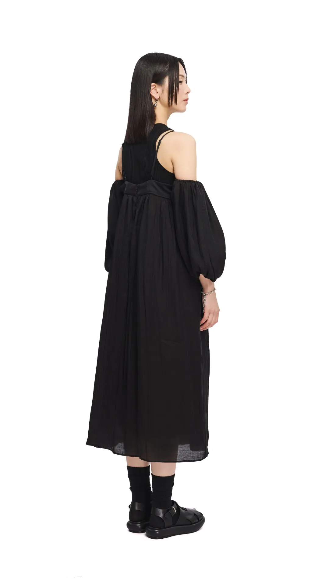 Cold Shoulder Dress Gentle Glow TearResistant Material