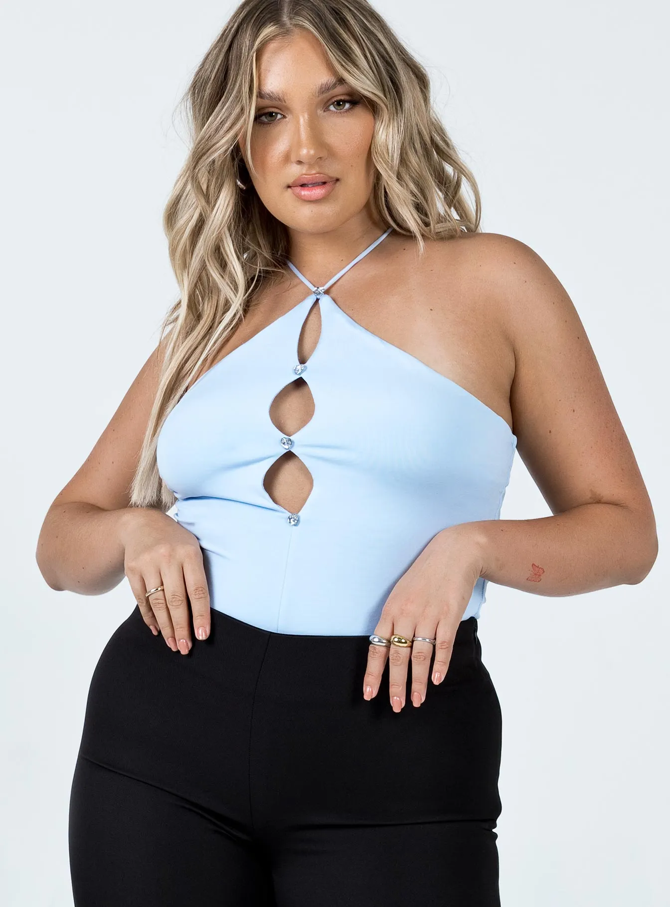 Lottie Bodysuit Blue Outdoor Sharp