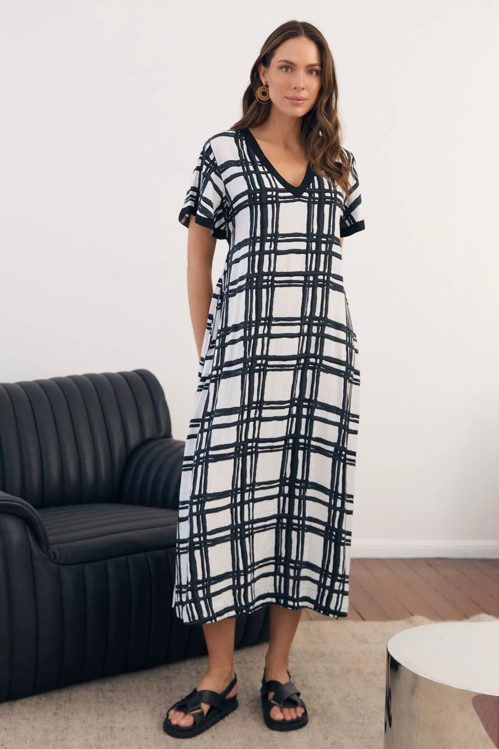 Tamryn Dress in Check It Out Edgy Youth