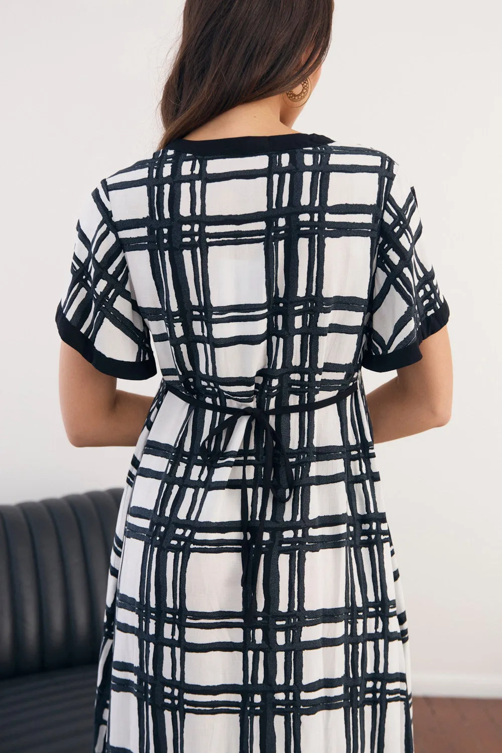 Stylish Essentials Tamryn Dress in Check It Out