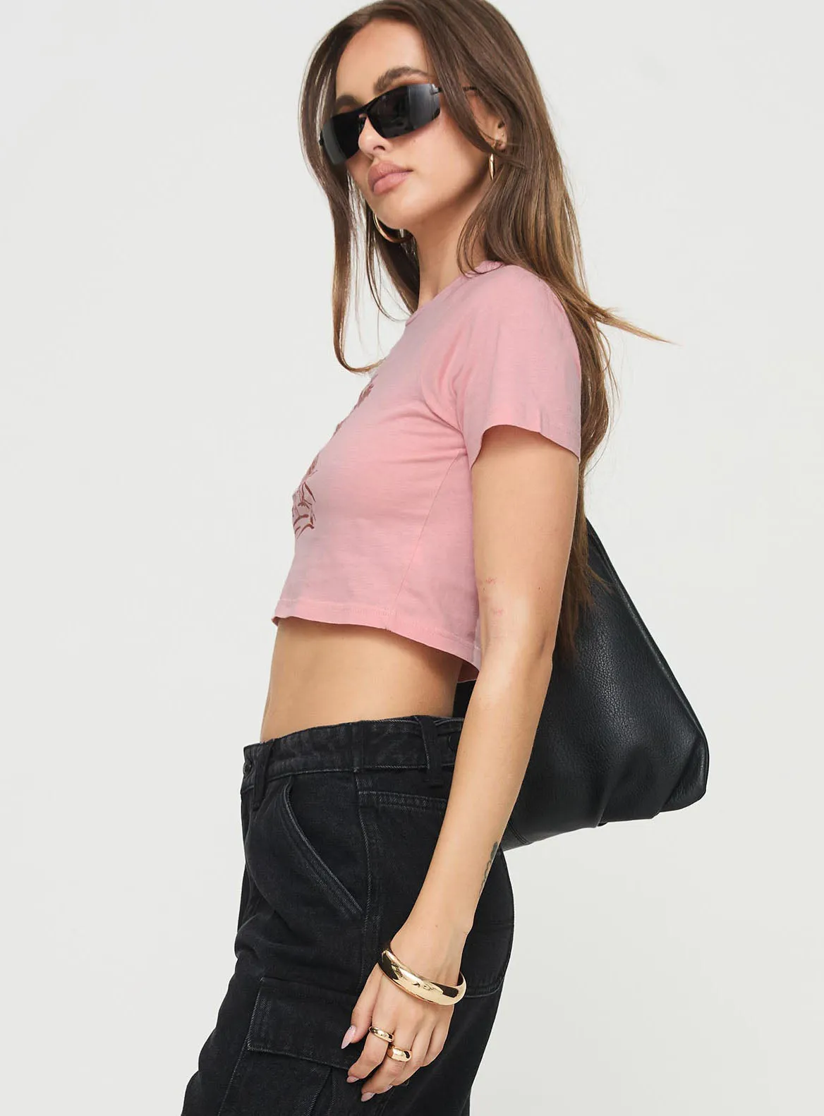 Nevada Strip Baby Tee Pink MultipurposeUse
