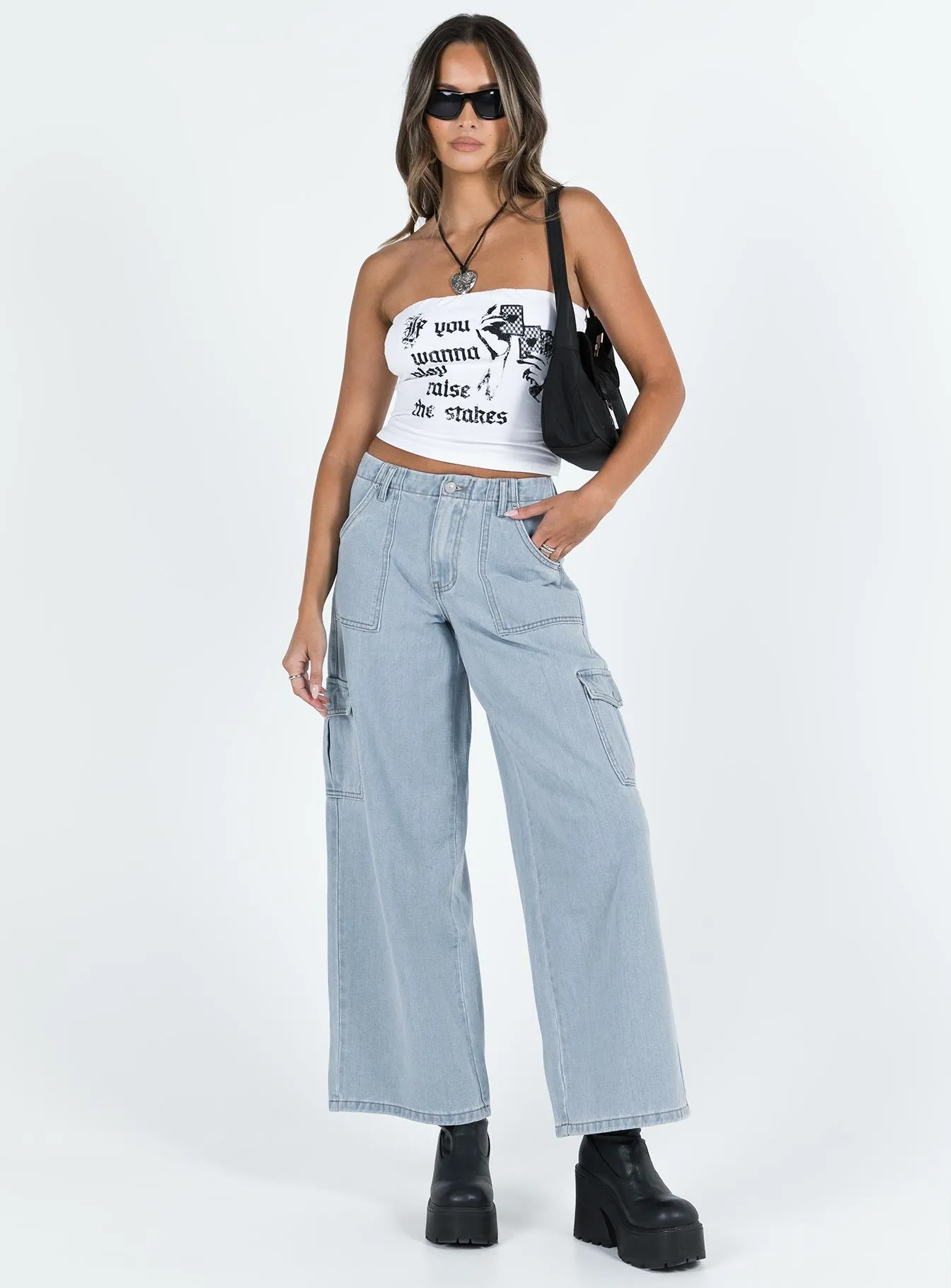 Raise The Stake Tube Top White Snag Resistant Surface Hooded Design