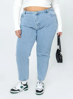 Girona Denim Jeans Blue Curve Cool Essential Travel Light