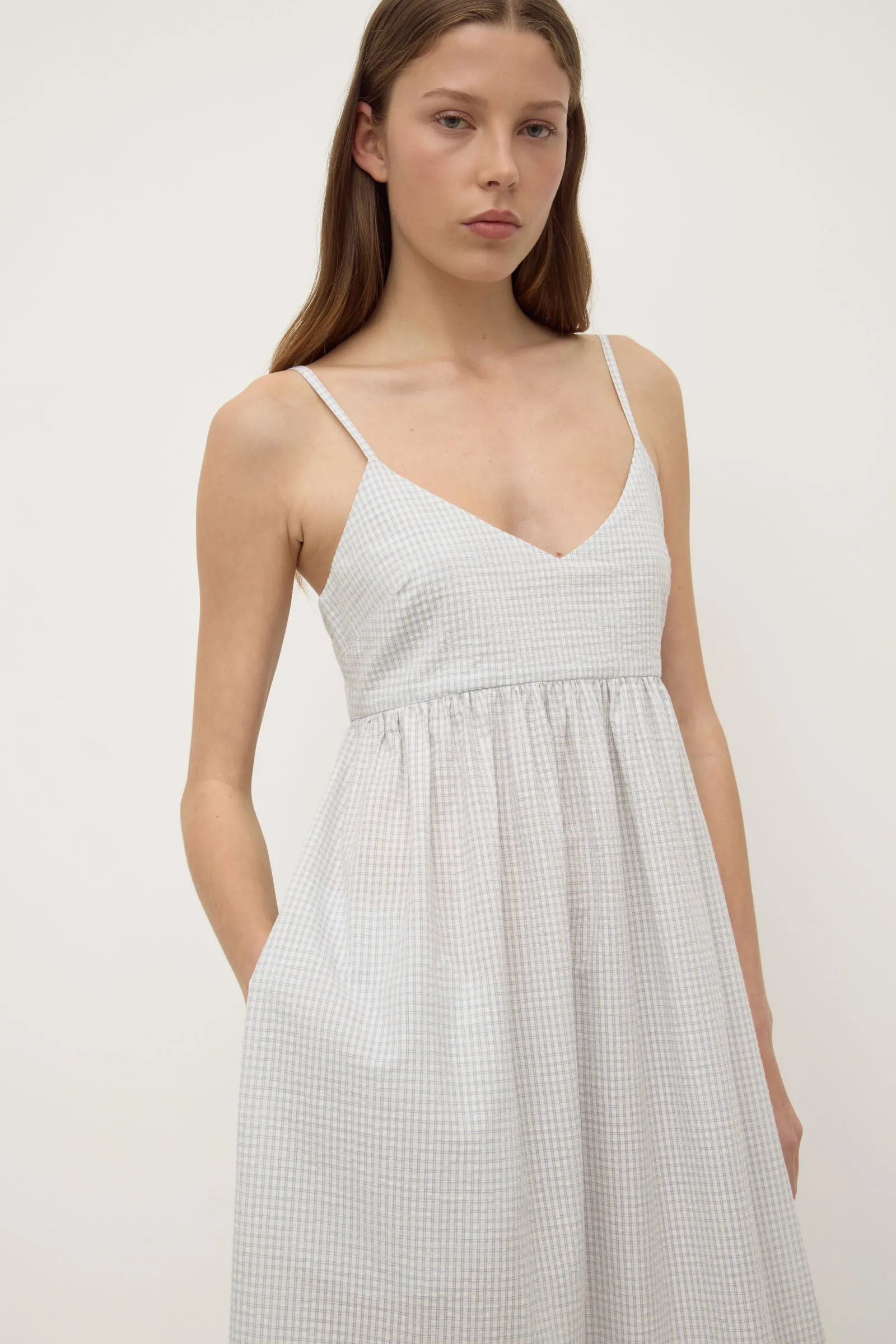 Vision Fit Zadie Check Midi Dress