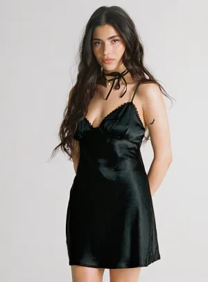 Roman Mini Dress Black Petite Scene Glow On Trend