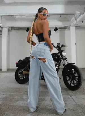 Easy Pair JGR & STN Coyote Wide Leg Jean Vintage Indigo