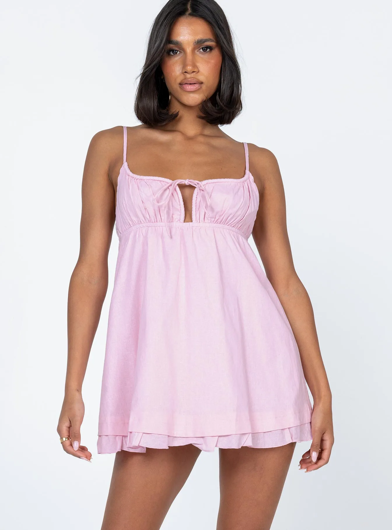 Quick Scene Empress of Love Mini Dress Pink
