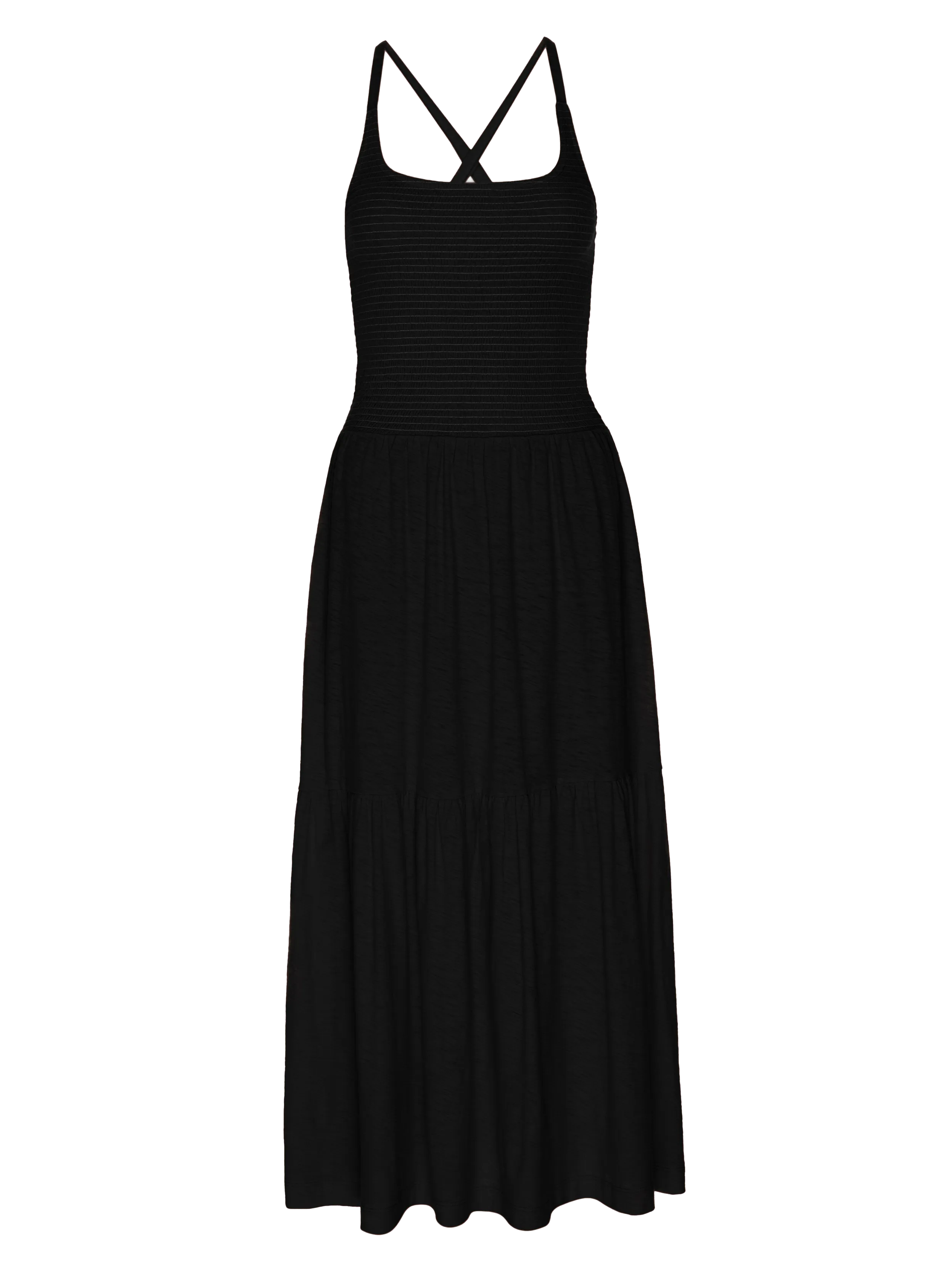 Feminine Vibe Penelope Smocked Midi