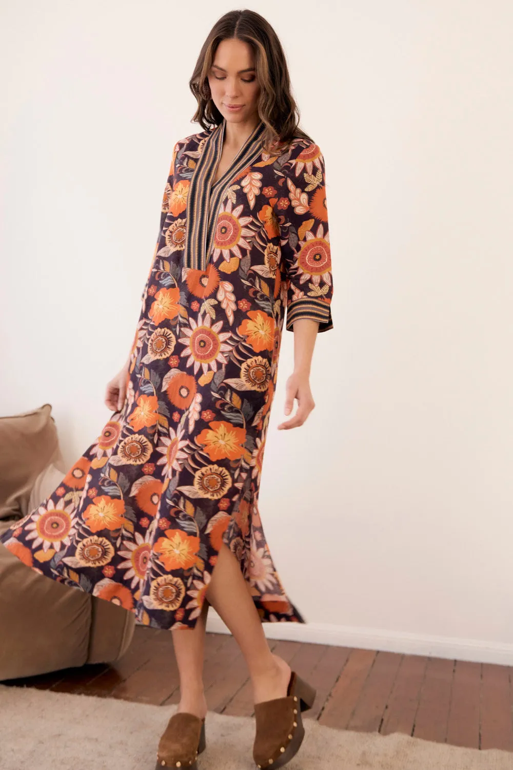 Tall Frame Tia Tunic Dress in Abigail