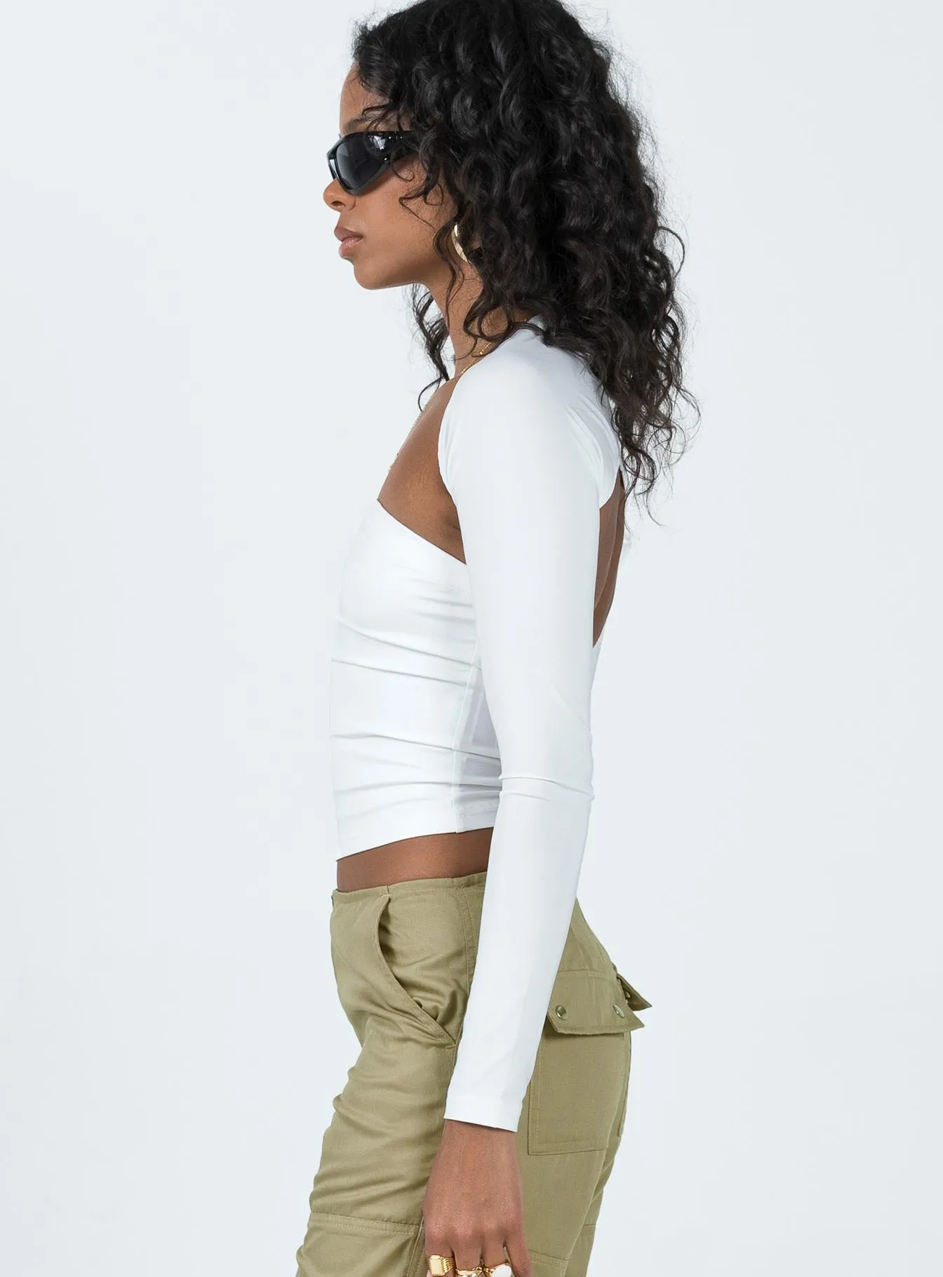 Anti Bacterial Layer Ethical production Deandra Top White