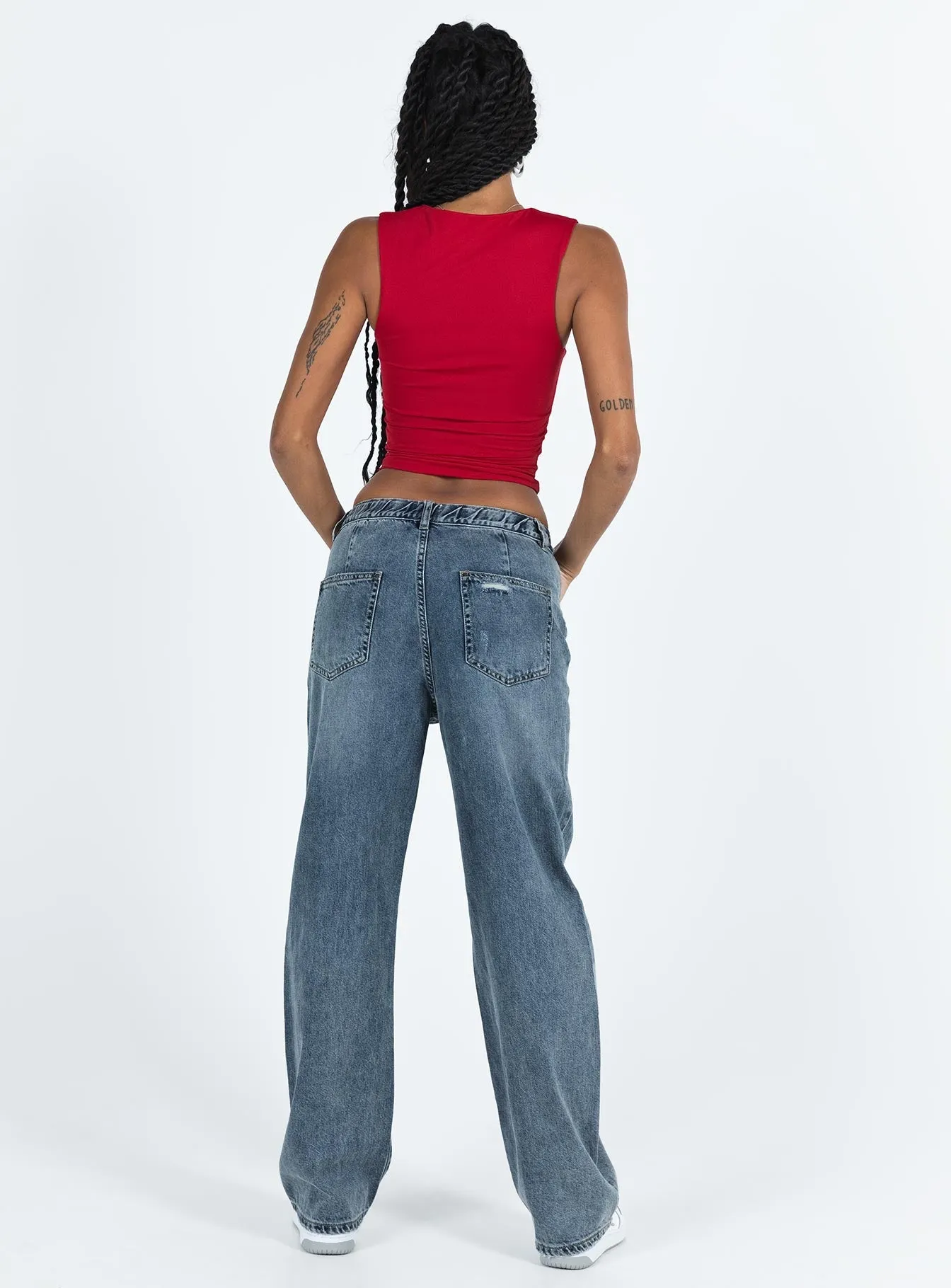 Hoban Jeans Mid Wash Denim Daily Attire All Time Basic
