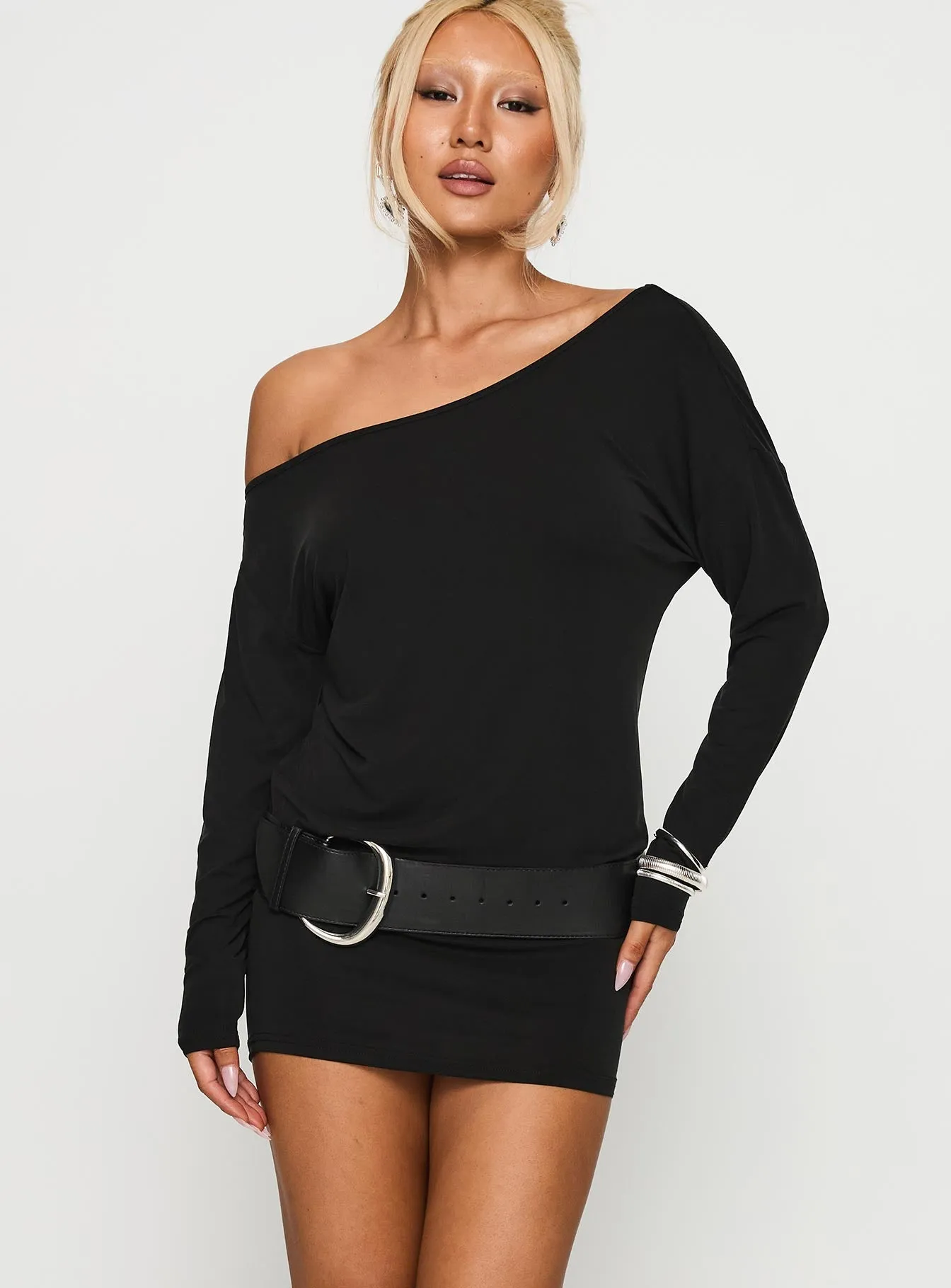 Shelisa Mini Dress Black Pop Warm