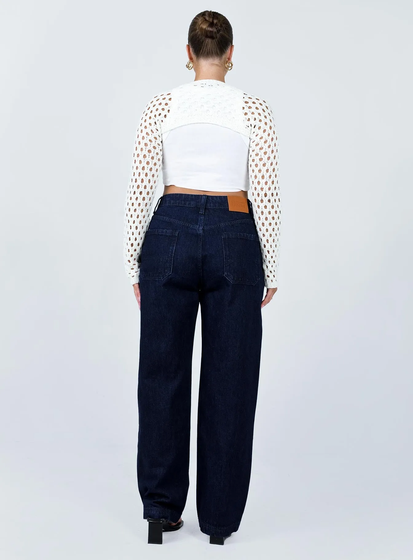 Eco Friendly Dye Process Trend Neutral Drago Slouch Jeans Indigo