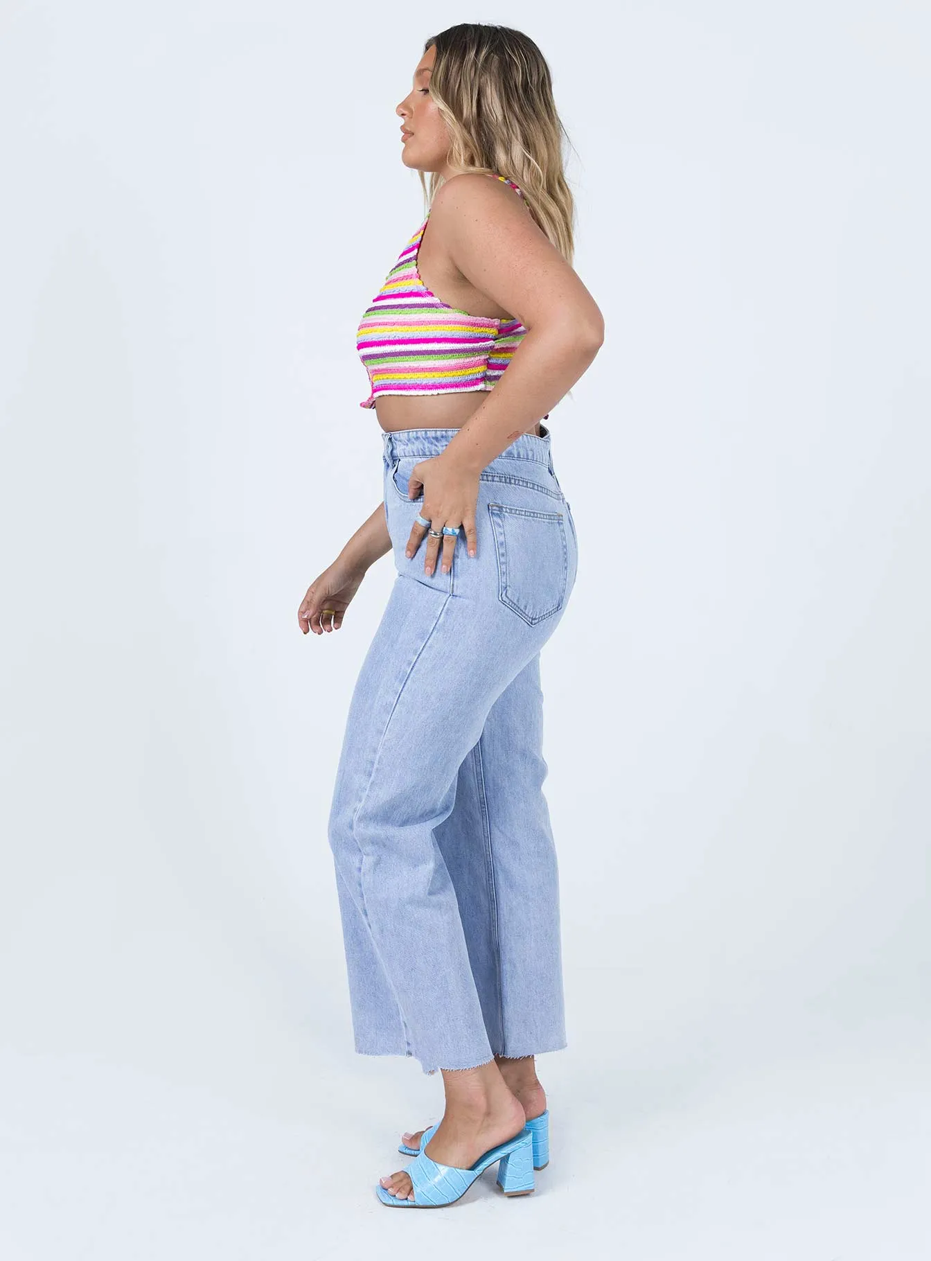 Tokoyo Dreaming Straight Leg Denim Jeans Casual Fit Simple Utility
