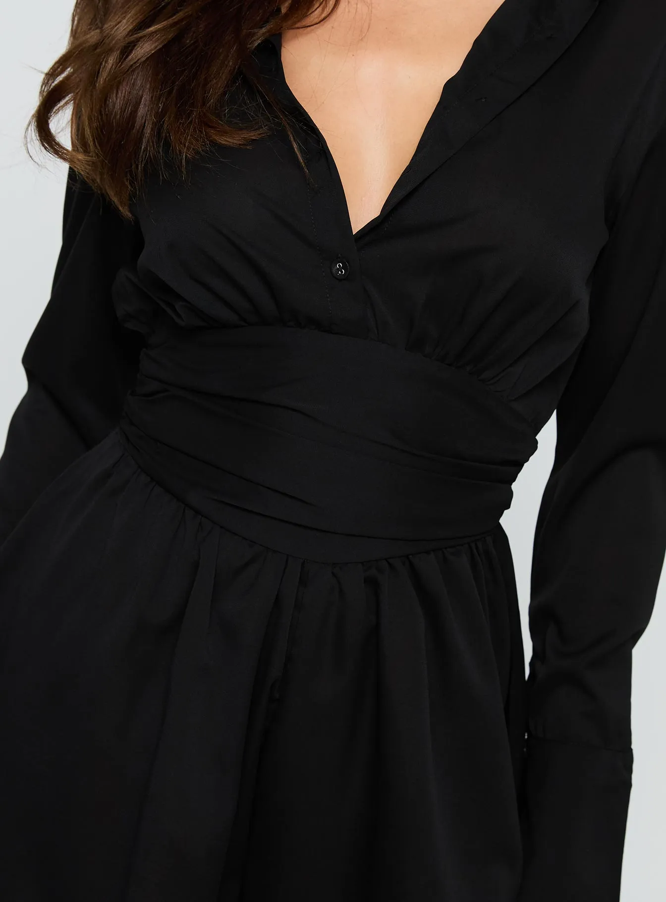 Belvedere Playsuit Black Casual Day Look Scene Heat