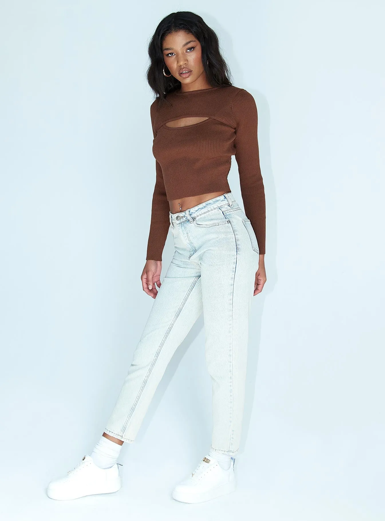 Work Meeting Weekend Style Streetwear Fan Breathable Travel Outfit Brunch Outfit Zaiden Straight Leg Jeans Light Blue Wash Denim