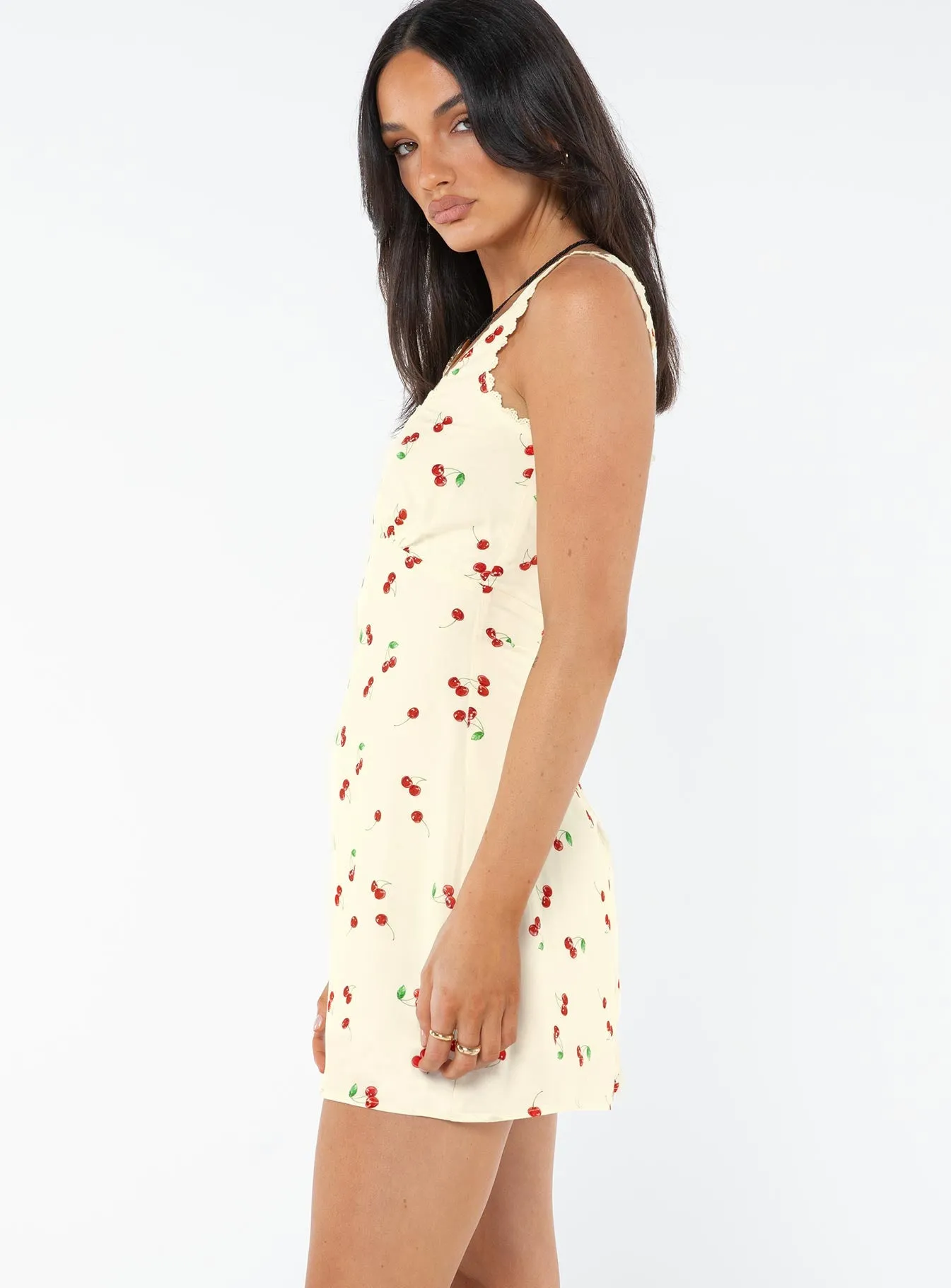 Date Ready Show Skin Dasha Mini Dress Cherry