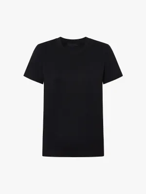 Basic Black Cotton T-shirt slim fit Cozy Wearable