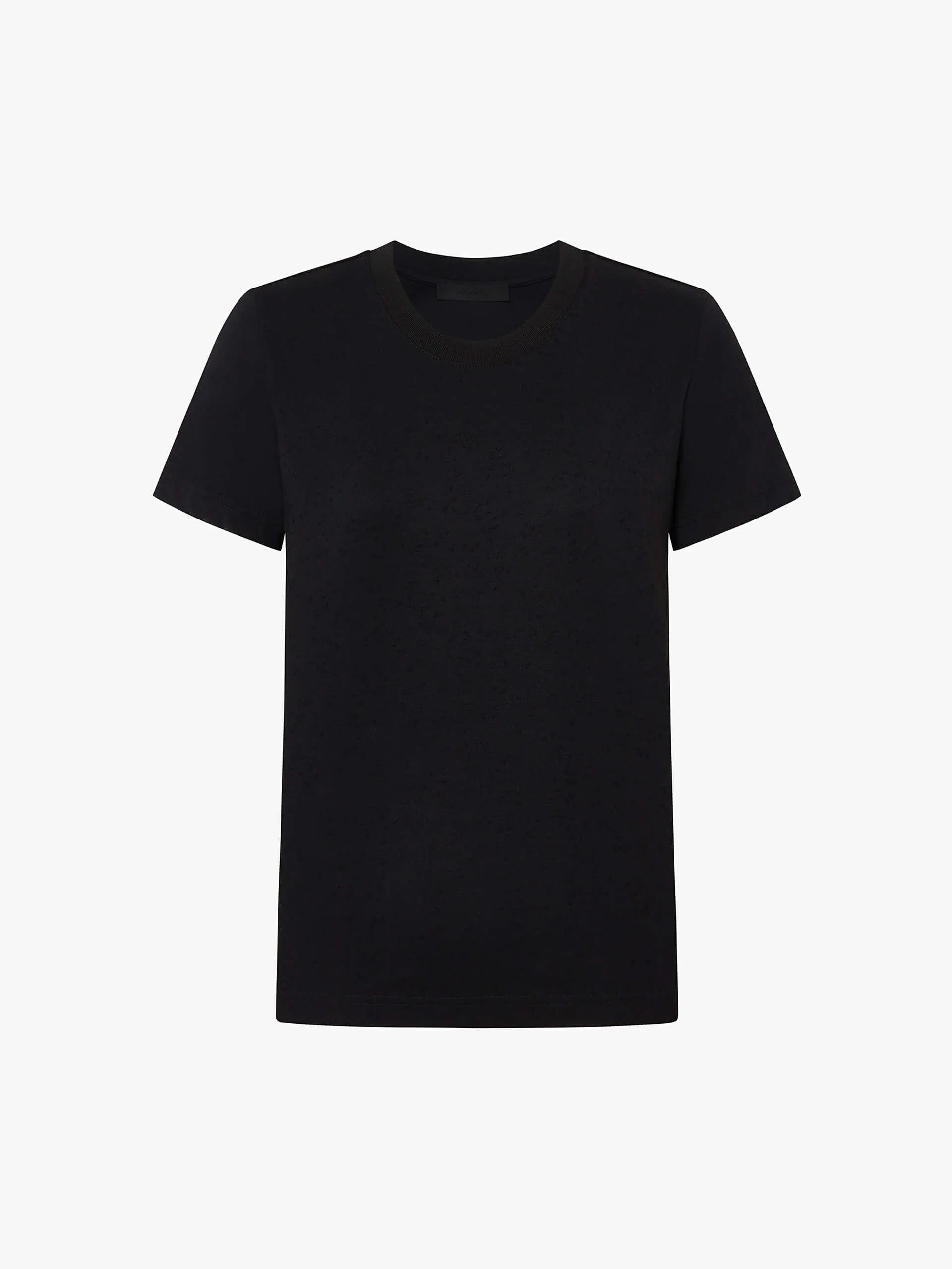Basic Black Cotton T-shirt Versatile Wardrobe Piece Smart Wear