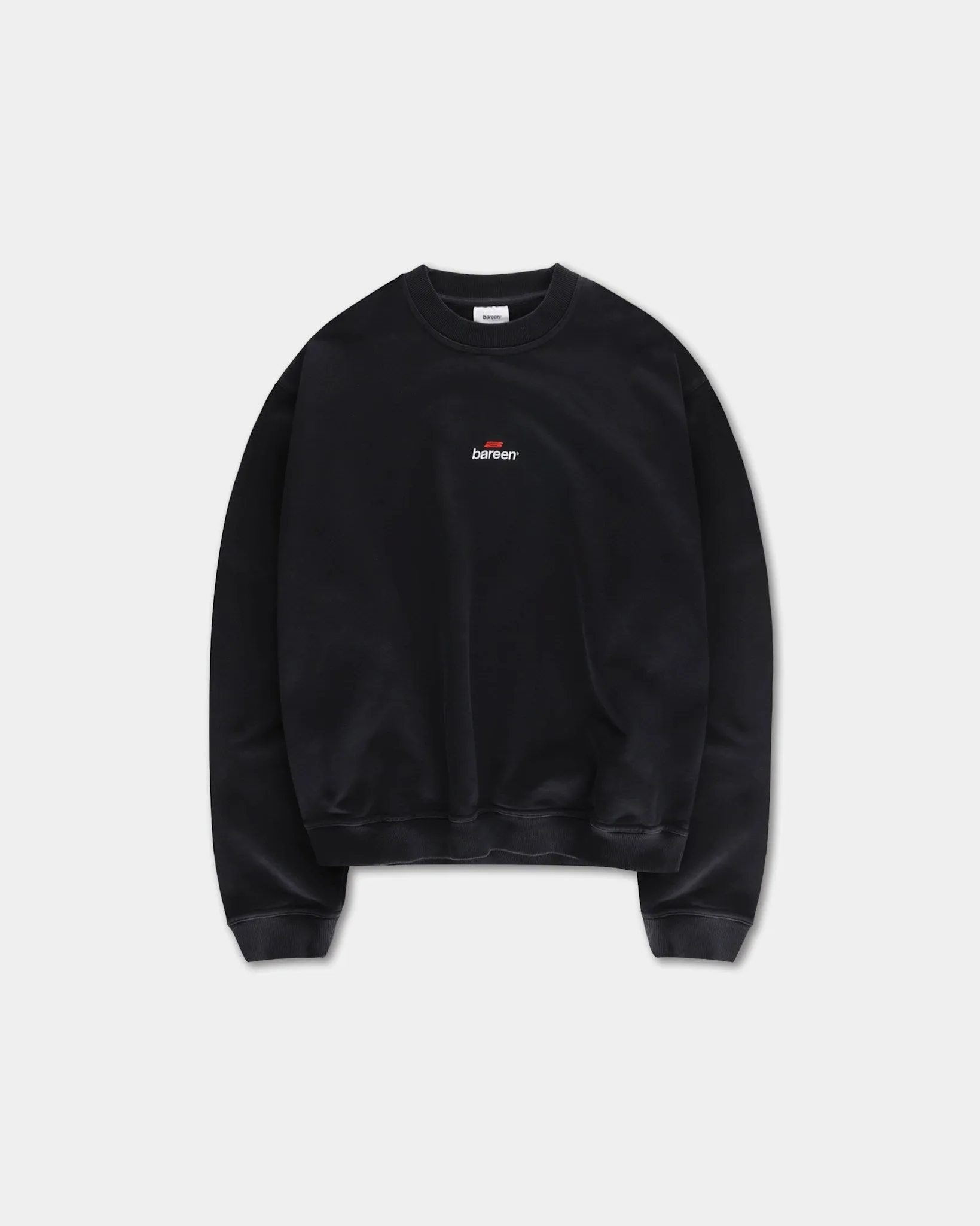 Oversized Crewneck, Women - Logo 3.0 - Black Four Way Stretch Game Day