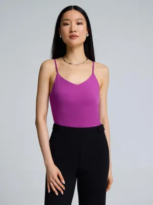 Double Layer V-Neck Tank Top SnagProofMaterial Cozy Wrap